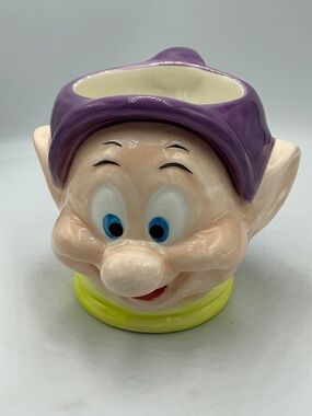 Walt Disney Dopey 3D Mug Vintage Applause Gift Craft Snow White Ceramic Cup
